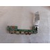 Asus EEE PC 1215T Scheda USB board  - audio LAN tasto accensione pulsante